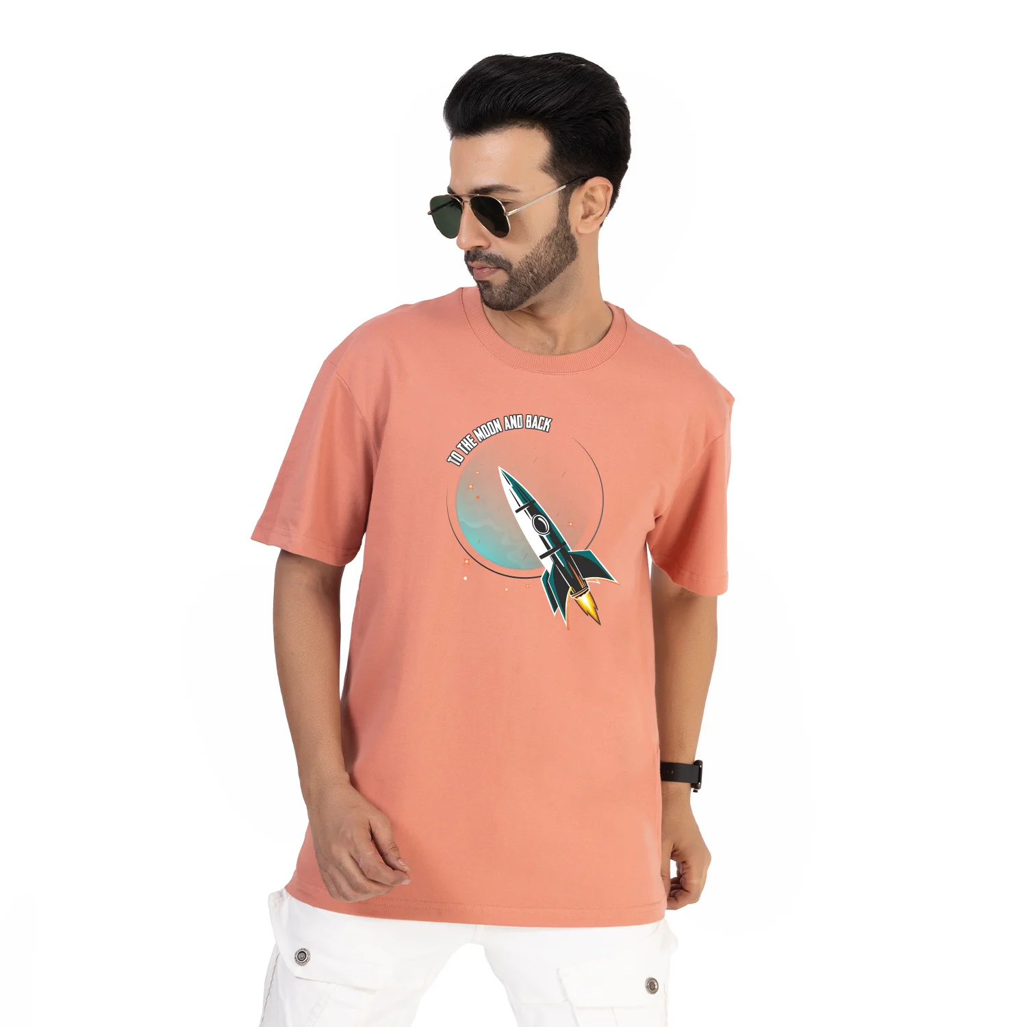 Moon and Back Unisex Oversized - Image 2