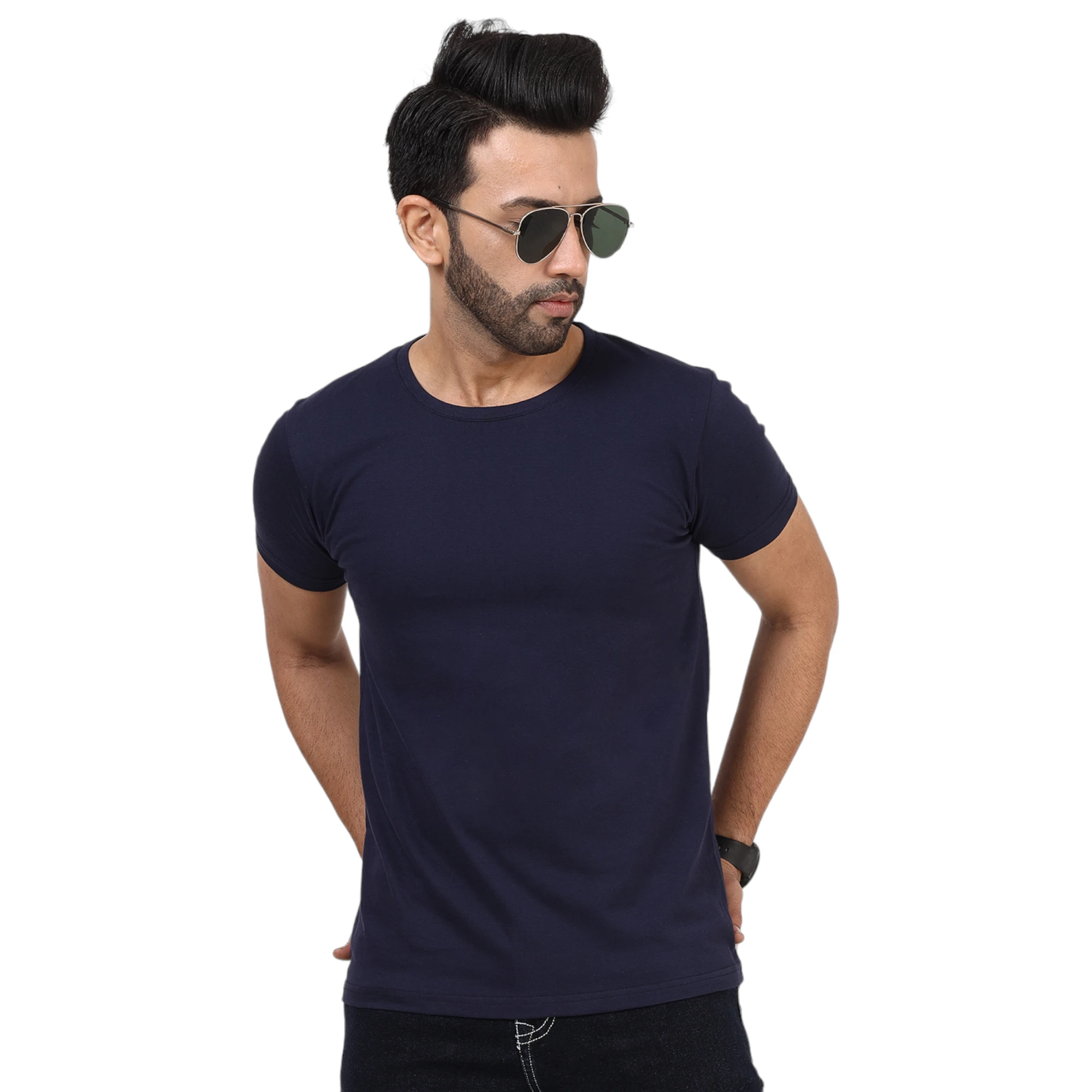 Regular SOLID NAVY BLUE - Image 2