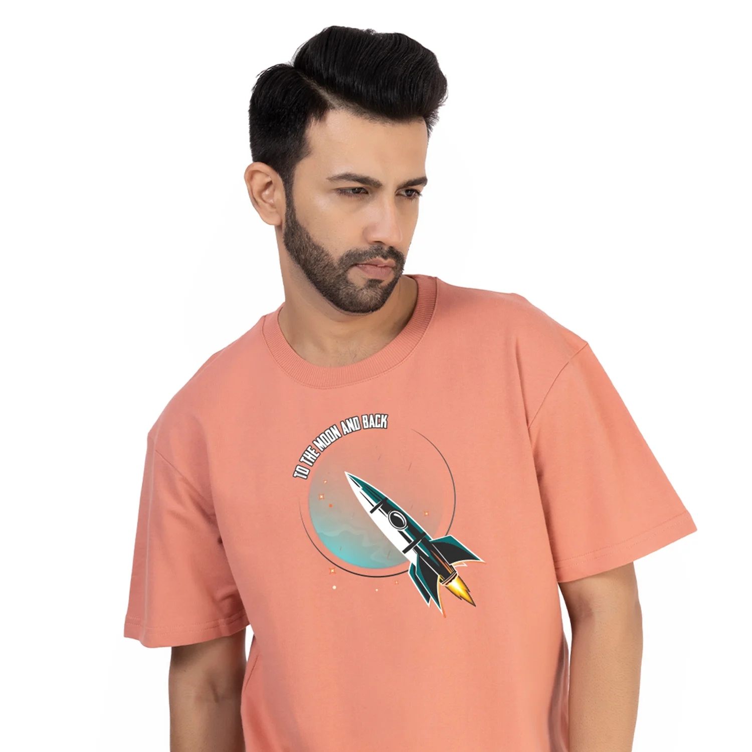 Moon and Back Unisex Oversized - Image 4