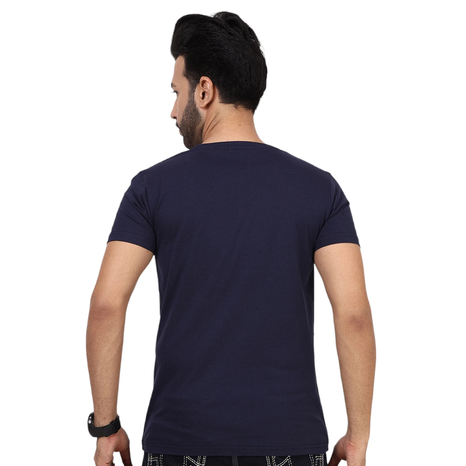 Regular SOLID NAVY BLUE - Image 4